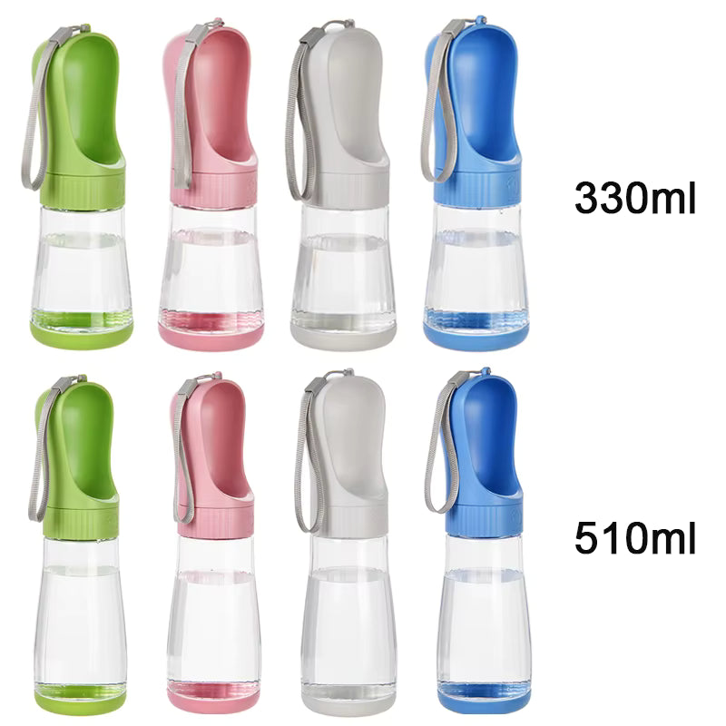 Bouteille d'eau portable pour chien et chat – Étanche, idéale pour les balades