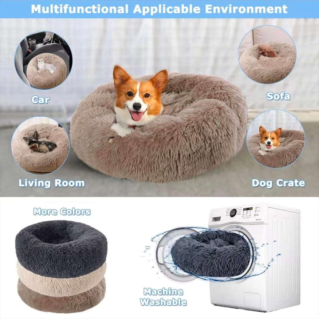 Coussin Rond Moelleux pour Chien et Chat