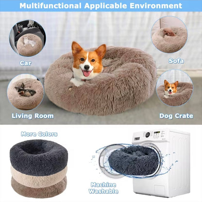 Coussin Rond Moelleux pour Chien et Chat