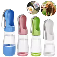 Bouteille d'eau portable pour chien et chat – Étanche, idéale pour les balades